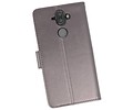 BAOHU Wallet Cases Hoesje Geschikt voor Nokia 8 Sirocco Grijs