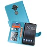 BAOHU Wallet Cases Hoesje voor Nokia 8 Sirocco Turquoise