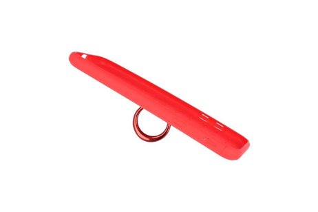 BAOHU Softcase Telefoonhoesje - Geschikt voor Samsung Galaxy J5 2017 Hoesje met Ring Houder Rood
