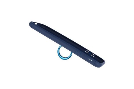 BAOHU Softcase Telefoonhoesje - Geschikt voor Samsung Galaxy J7 2017 Hoesje met Ring Houder Navy