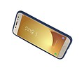 BAOHU Softcase Telefoonhoesje - Geschikt voor Samsung Galaxy J7 2017 Hoesje met Ring Houder Navy