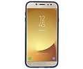 BAOHU Softcase Telefoonhoesje - Geschikt voor Samsung Galaxy J7 2017 Hoesje met Ring Houder Navy