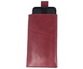 Insteek Wallet Cases voor iPhone X Bordeaux Rood