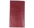 Insteek Wallet Cases voor iPhone X Bordeaux Rood