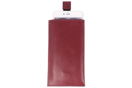 Insteek Wallet Cases voor iPhone 8-7-6 Plus Bordeaux Rood