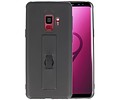 BAOHU Carbon series hoesje - Backcover Geschikt voor Galaxy S9 Zwart