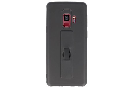 BAOHU Carbon series hoesje - Backcover Geschikt voor Galaxy S9 Zwart