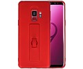 BAOHU Carbon series hoesje - Backcover Geschikt voor Galaxy S9 Rood