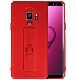 Carbon series hoesje voor Samsung Galaxy S9 Rood