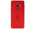 BAOHU Carbon series hoesje - Backcover Geschikt voor Galaxy S9 Rood
