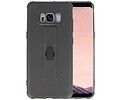 BAOHU Carbon series hoesje - Backcover Geschikt voor Galaxy S8 Zwart