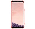 BAOHU Carbon series hoesje - Backcover Geschikt voor Galaxy S8 Rood