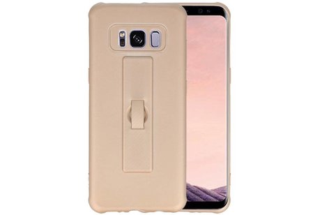 Carbon series hoesje Samsung Galaxy S8 Goud