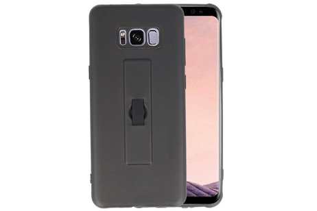BAOHU Carbon series hoesje - Backcover Geschikt voor Galaxy S8 Plus Zwart