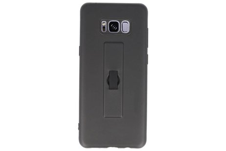 BAOHU Carbon series hoesje - Backcover Geschikt voor Galaxy S8 Plus Zwart