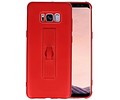BAOHU Carbon series hoesje - Backcover Geschikt voor Galaxy S8 Plus Rood