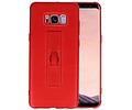 Carbon series hoesje Samsung Galaxy S8 Plus Rood