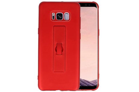 Carbon series hoesje Samsung Galaxy S8 Plus Rood