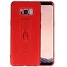 BAOHU Carbon series hoesje voor Samsung Galaxy S8 Plus Rood