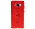 BAOHU Carbon series hoesje - Backcover Geschikt voor Galaxy S8 Plus Rood
