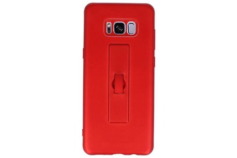 Carbon series hoesje Samsung Galaxy S8 Plus Rood