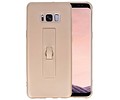 BAOHU Carbon series hoesje - Backcover Geschikt voor Galaxy S8 Plus Goud