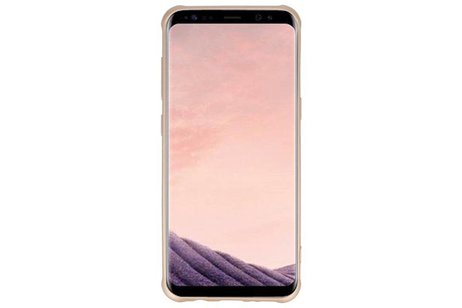 Carbon series hoesje Samsung Galaxy S8 Plus Goud