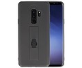 BAOHU Carbon series hoesje - Backcover Geschikt voor Galaxy S9 Plus Zwart