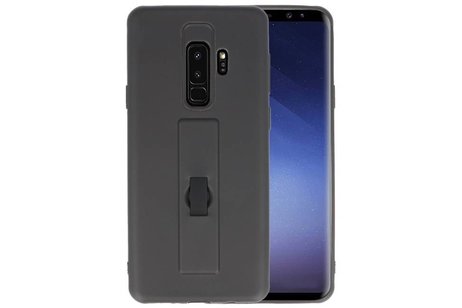 BAOHU Carbon series hoesje - Backcover Geschikt voor Galaxy S9 Plus Zwart