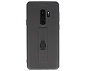 BAOHU Carbon series hoesje - Backcover Geschikt voor Galaxy S9 Plus Zwart