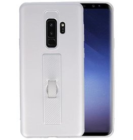 BAOHU Carbon series hoesje voor Samsung Galaxy S9 Plus Zilver