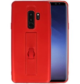 Carbon series hoesje voor Samsung Galaxy S9 Plus Rood