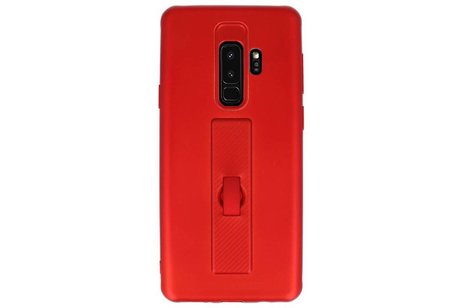 Carbon series hoesje Samsung Galaxy S9 Plus Rood