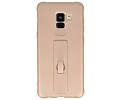 Carbon series hoesje Samsung Galaxy A8 2018 Goud