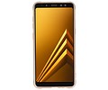 BAOHU Carbon series hoesje - Backcover Geschikt voor Galaxy A8 2018 Goud