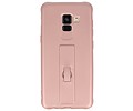 Carbon series hoesje Samsung Galaxy A8 2018 Roze