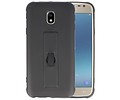 BAOHU Carbon series hoesje - Backcover Geschikt voor Galaxy J3 2017 Zwart