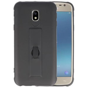 BAOHU Carbon series hoesje - Backcover Geschikt voor Galaxy J3 2017 Zwart