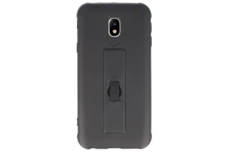 BAOHU Carbon series hoesje - Backcover Geschikt voor Galaxy J3 2017 Zwart