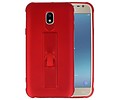 Carbon series hoesje Samsung Galaxy J3 2017 Rood