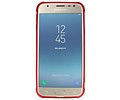 Carbon series hoesje Samsung Galaxy J3 2017 Rood