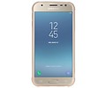 Carbon series hoesje Samsung Galaxy J3 2017 Goud