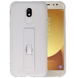 BAOHU Carbon series hoesje voor Samsung Galaxy J5 2017 Zilver