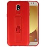 BAOHU Carbon series hoesje voor Samsung Galaxy J5 2017 Rood