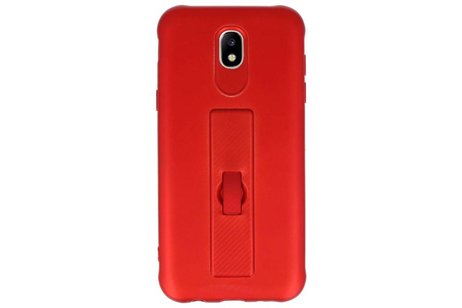 BAOHU Carbon series hoesje - Backcover Geschikt voor Galaxy J5 2017 Rood