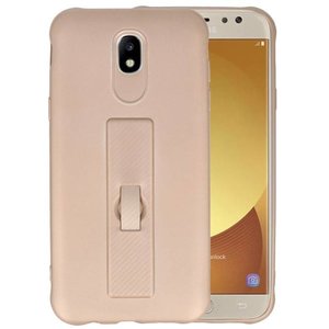 BAOHU Carbon series hoesje - Backcover Geschikt voor Galaxy J5 2017 Goud