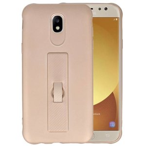 Carbon series hoesje Samsung Galaxy J5 2017 Goud