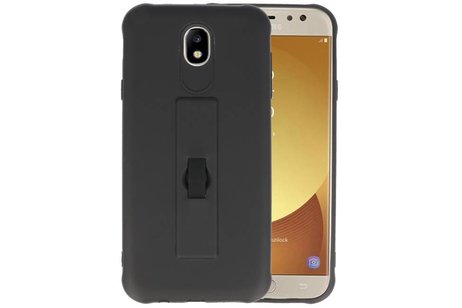 BAOHU Carbon series hoesje - Backcover Geschikt voor Galaxy J7 2017 Zwart