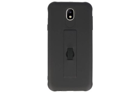 BAOHU Carbon series hoesje - Backcover Geschikt voor Galaxy J7 2017 Zwart