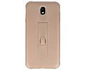 Carbon series hoesje Samsung Galaxy J7 2017 Goud